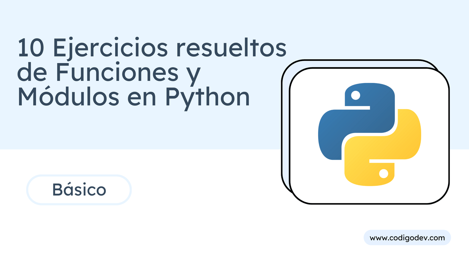10 Ejercicios resueltos de Funciones y Módulos en Python